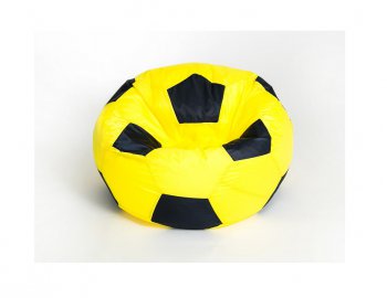 Кресло-мешок Мяч малый желто-черное в Екатеринбурге - ekaterinburg.mebel-74.com | фото