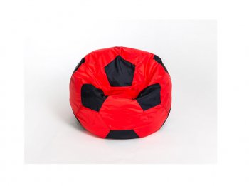 Кресло-мешок Мяч малый красно-черное в Екатеринбурге - ekaterinburg.mebel-74.com | фото