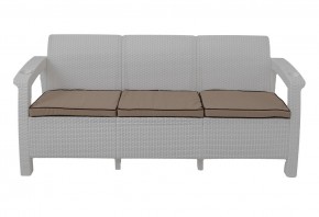 Диван Yalta Premium Sofa 3 Set (Ялта) белый (+подушки под спину) в Екатеринбурге - ekaterinburg.mebel-74.com | фото