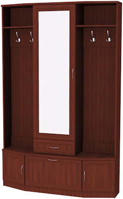 Шкаф для прихожей с зеркалом арт.600 в Екатеринбурге - ekaterinburg.mebel-74.com | фото