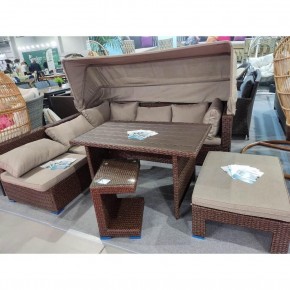 Комплект мебели с диваном AFM-320B-T320 Brown в Екатеринбурге - ekaterinburg.mebel-74.com | фото