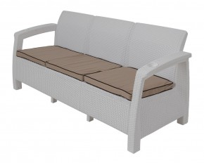Комплект уличной мебели Yalta Premium Terrace Triple Set (Ялта) белый (+подушки под спину) в Екатеринбурге - ekaterinburg.mebel-74.com | фото