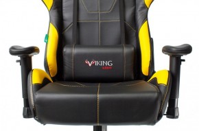 Кресло игровое Бюрократ VIKING 5 AERO YELLOW черный/желтый в Екатеринбурге - ekaterinburg.mebel-74.com | фото