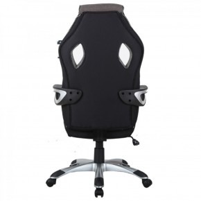 Кресло компьютерное BRABIX Techno GM-002 (ткань) черное/серое, вставки белые (531815) в Екатеринбурге - ekaterinburg.mebel-74.com | фото