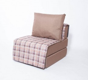 Кресло-кровать бескаркасное Харви (коричневый-квадро беж) в Екатеринбурге - ekaterinburg.mebel-74.com | фото