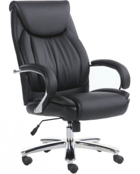Кресло офисное BRABIX PREMIUM "Advance EX-575" (хром, экокожа, черное) 531825 в Екатеринбурге - ekaterinburg.mebel-74.com | фото