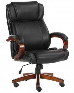 Кресло офисное BRABIX PREMIUM "Magnum EX-701" (дерево, рециклированная кожа, черное) 531827 в Екатеринбурге - ekaterinburg.mebel-74.com | фото