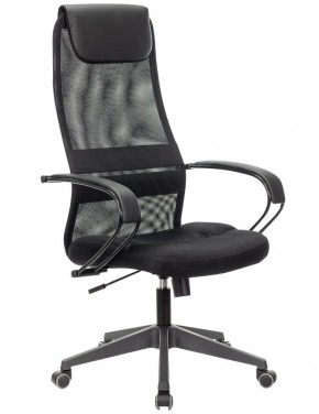Кресло офисное BRABIX PREMIUM "Stalker EX-608 PL" (ткань-сетка/кожзам, черное) 532090 в Екатеринбурге - ekaterinburg.mebel-74.com | фото