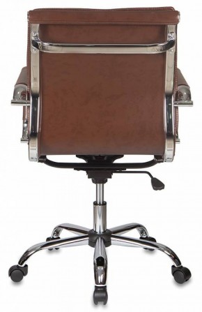Кресло руководителя Бюрократ CH-993-LOW/BROWN коричневый в Екатеринбурге - ekaterinburg.mebel-74.com | фото