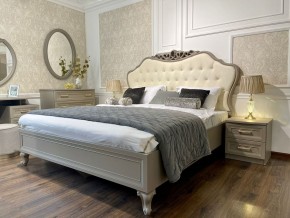 Кровать Мокко 1600 с мягким изголовьем + основание (серый камень) в Екатеринбурге - ekaterinburg.mebel-74.com | фото