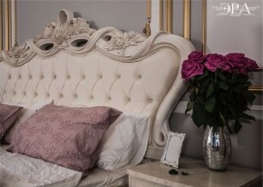 Кровать с мягким изголовьем Афина 1600 (крем корень) в Екатеринбурге - ekaterinburg.mebel-74.com | фото