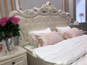Кровать с мягким изголовьем Афина 1600 (крем корень) в Екатеринбурге - ekaterinburg.mebel-74.com | фото