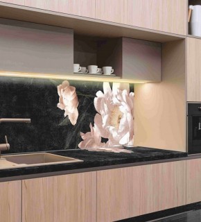 Кухонный фартук со столешницей (А-05) в едином стиле (3050 мм) в Екатеринбурге - ekaterinburg.mebel-74.com | фото