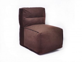 Прямое модульное бескаркасное кресло Комфорт (Шоколад велюр) в Екатеринбурге - ekaterinburg.mebel-74.com | фото