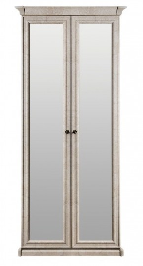 Шкаф 2-х створчатый с зеркалом Афина (крем корень) в Екатеринбурге - ekaterinburg.mebel-74.com | фото