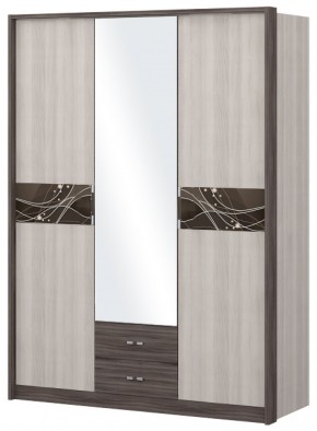 Шкаф 3-х дверный с зеркалом Шк68.2 МС Николь в Екатеринбурге - ekaterinburg.mebel-74.com | фото