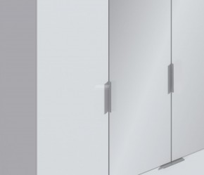 Шкаф 4х дверный с зеркалами Николь СБ-2595/1 (Белый) в Екатеринбурге - ekaterinburg.mebel-74.com | фото