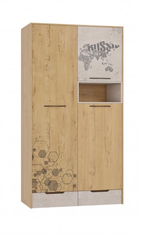 Шкаф для одежды 3 двери и 2 ящика Шк134.0 ДС Стэнфорд в Екатеринбурге - ekaterinburg.mebel-74.com | фото
