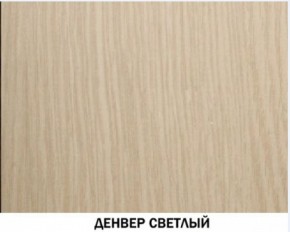 Шкаф для одежды №609 "Инна" Денвер светлый (*без полок) в Екатеринбурге - ekaterinburg.mebel-74.com | фото