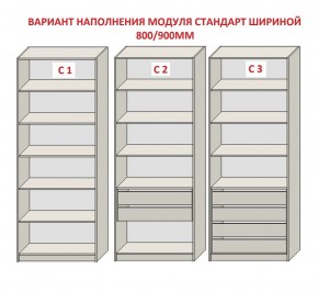 Шкаф распашной серия «ЗЕВС» (PL3/С1/PL2) в Екатеринбурге - ekaterinburg.mebel-74.com | фото