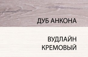 Шкаф угловой 2D, OLIVIA, цвет вудлайн крем/дуб анкона в Екатеринбурге - ekaterinburg.mebel-74.com | фото