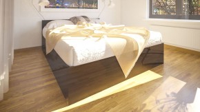 Стандарт Кровать 1600, цвет венге, ШхГхВ 163,5х203,5х70 см., сп.м. 1600х2000 мм., без матраса, основание есть в Екатеринбурге - ekaterinburg.mebel-74.com | фото