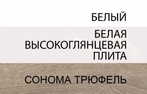Стол письменный /TYP 80, LINATE ,цвет белый/сонома трюфель в Екатеринбурге - ekaterinburg.mebel-74.com | фото