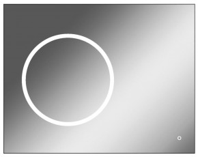 Зеркало Eclipse 90 black с подсветкой Sansa (SE1031Z) в Екатеринбурге - ekaterinburg.mebel-74.com | фото