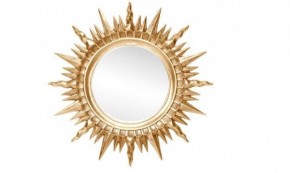 Зеркало круглое золото (1810(1) в Екатеринбурге - ekaterinburg.mebel-74.com | фото
